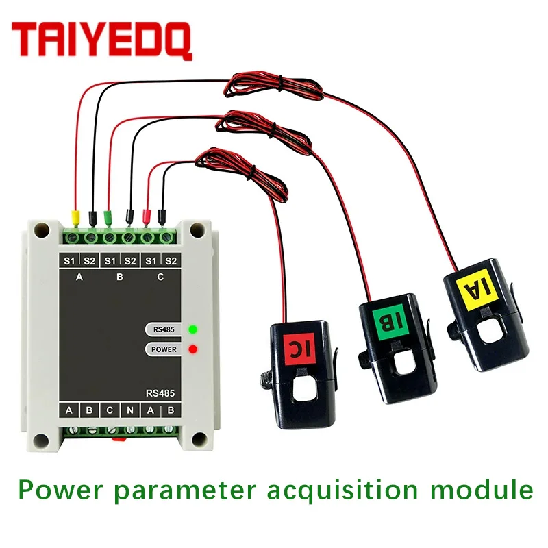 RS485 Communication/PLC Carrier Communication/Three-Phase power Parameter Acquisition Module