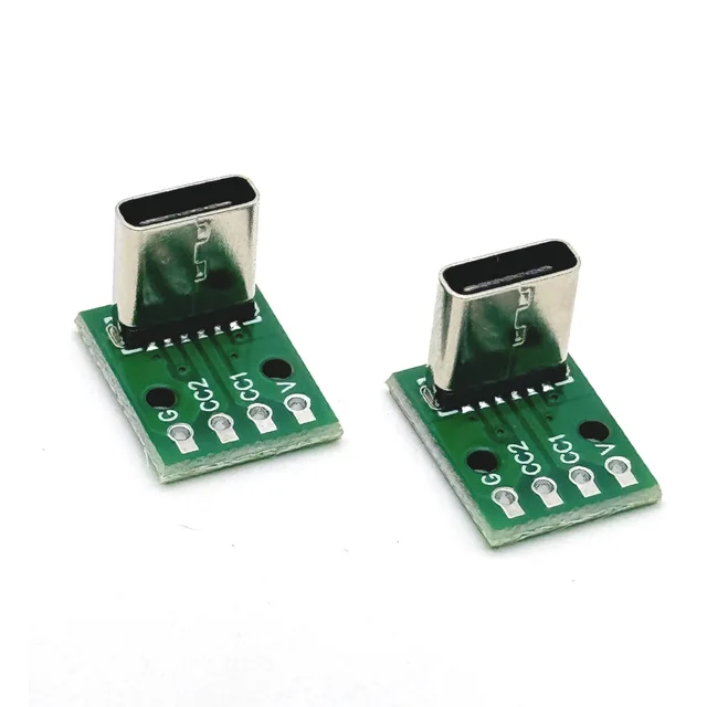Płytka PCB typu c z konwerterem kabli Adapter USB na złącze żeńskie DIP Breakout Board kabel do ładowania płyta lutownicza gniazdo 3A 5V