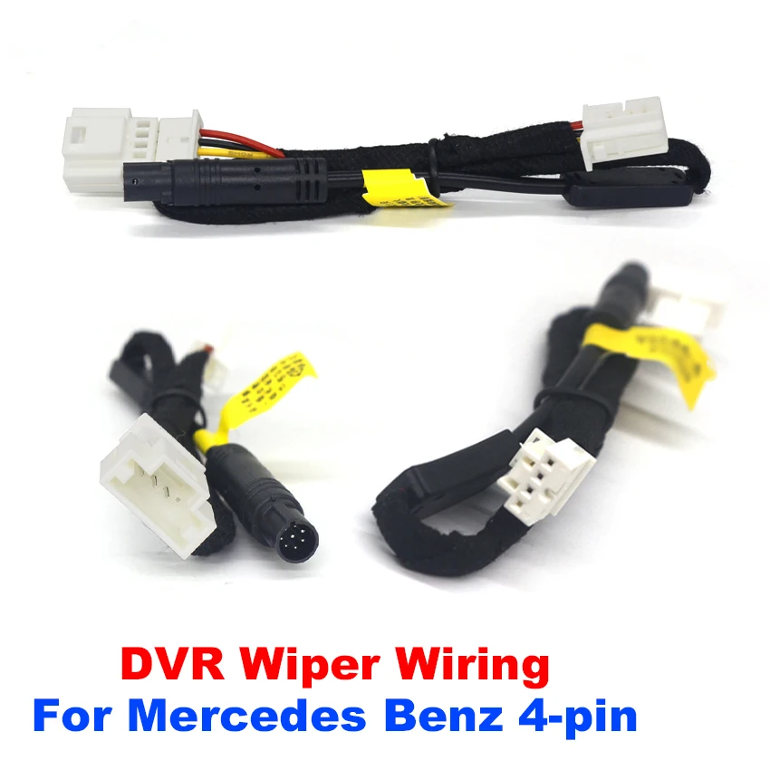 Easy to Install Car DVR Driving Recorder Wiper Cable For Mercedes-Benz For BMW For Volkswagen For Volvo For JEEP, fuse ACC Cable