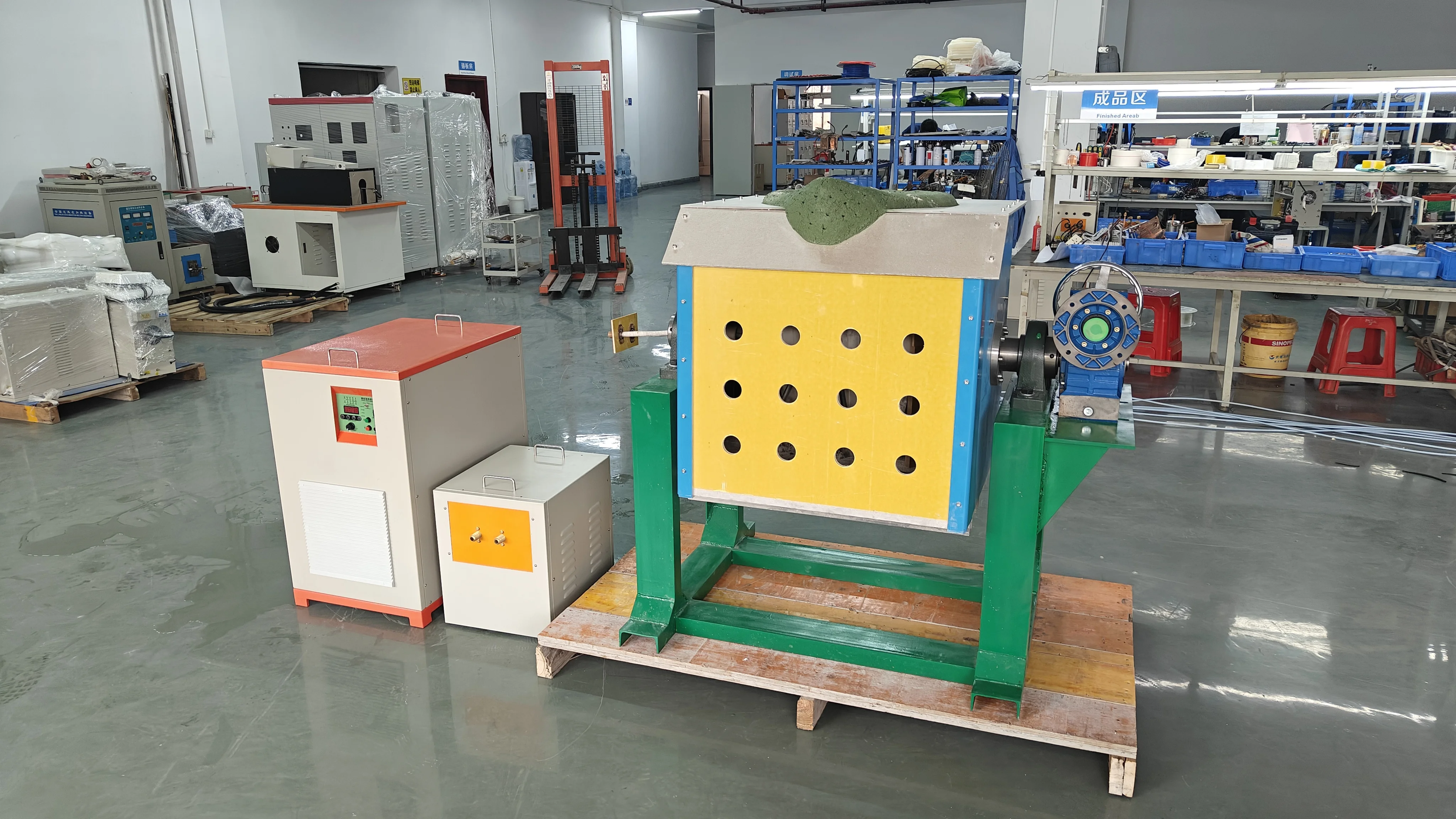 Mittelfrequenz-Metallschmelzofen für Kupfer/Legierung/Aluminium