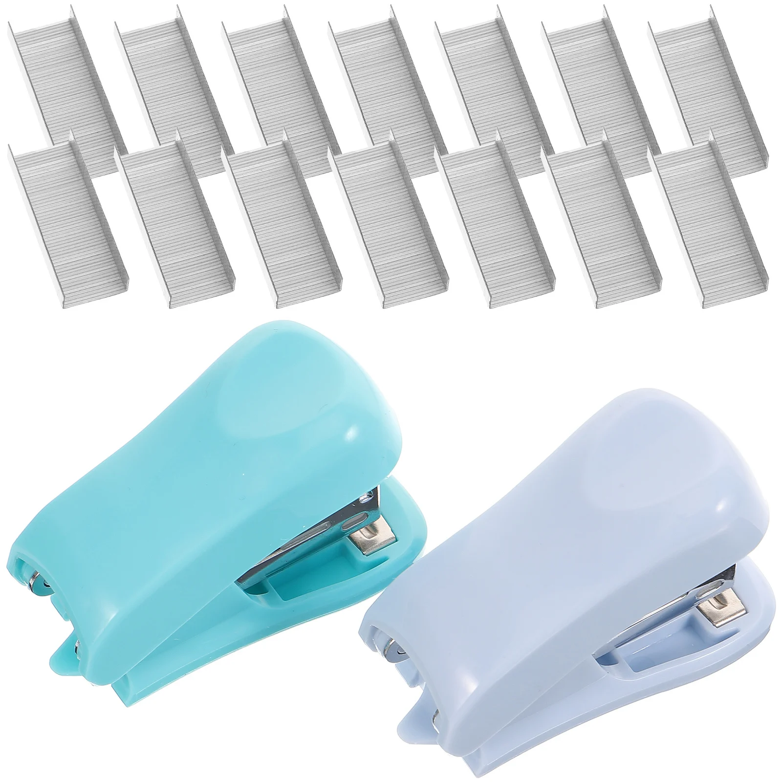 

NUOBESTY Mini Stapler Set for Office Desk Compact Stationery Pencil Pot Organizer