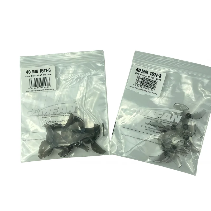 blade propeller，Gemfan 8-piece set1611-3 40mm three bladed propeller hole 1mm/1.5mm,  new ultra lightweight design