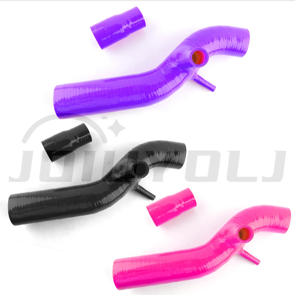 

4-слойный комплект силиконовых шлангов воздухозаборника для Renault Megane 225 R26 Turbo, черный