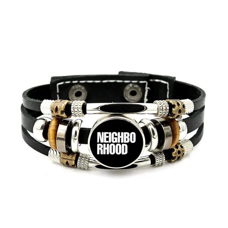 NEIGHBORHOOD Vintage Unisex Bracelet, Retro Trendy Wrist Rope Jewelry for Men Women Daily Street Wear