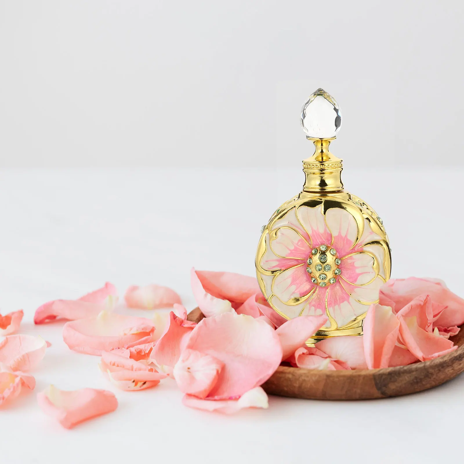 Bottiglia vuota durevole per dispenser di bottiglie di stoccaggio da viaggio con contenitore essenziale a tenuta stagna per profumo in vetro creativo chic da 12 ml
