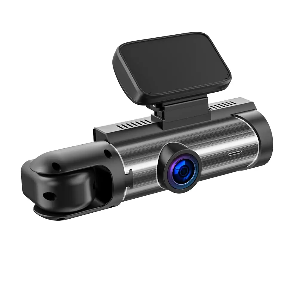 

1080P car driving recorder dual lens front and interior DVR recorder 3.16 "adhesive wide angle 170 ° night vision G