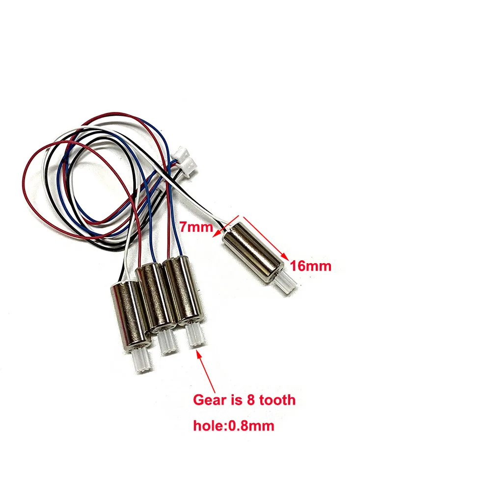 4 szt. Silnik CW część silnik CCW do drona RC E88 E88pro LS-E525 S89 PRO FPV akcesoria wymienne do quadcoptera