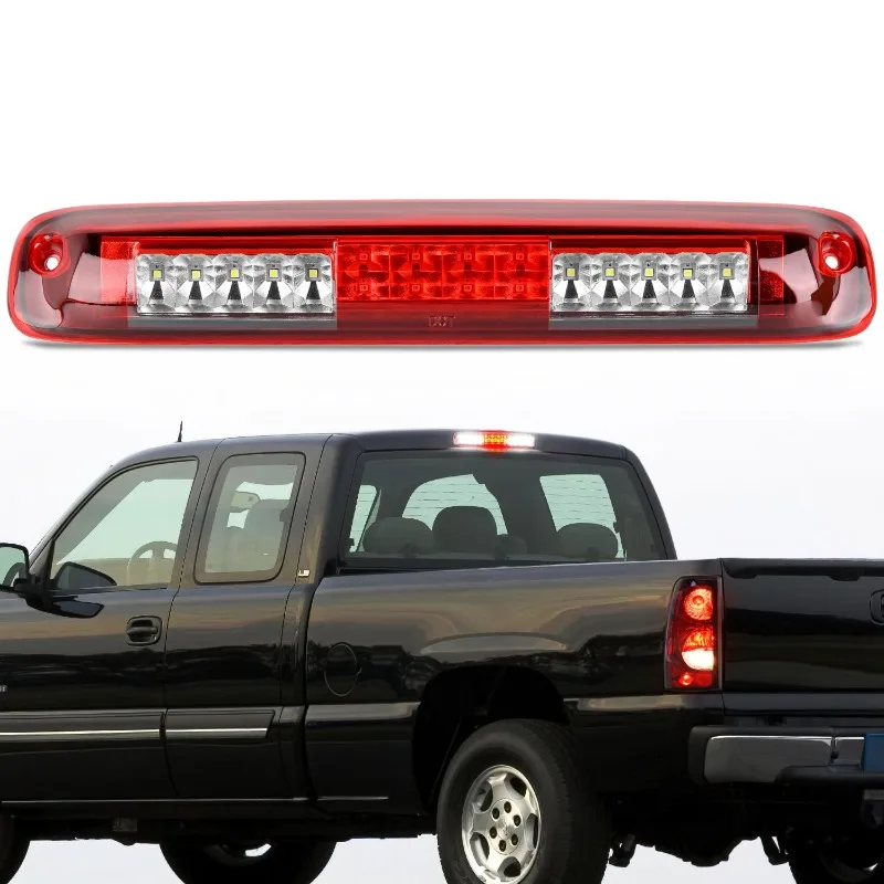 3rd Third Brake Light For Chevrolet Silverado GMC Sierra 1500 2500 3500 HD Classic 1999-2007 Rear High Mount Stop Signal Lamp