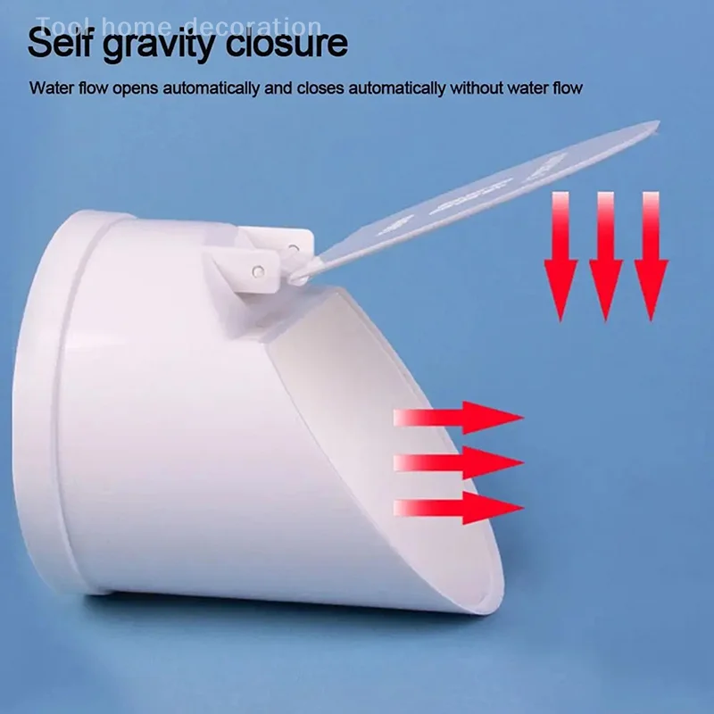 50/75/110/160mm Drain Pipe Floor Drains Sewage Pipe Large Displacement Anti Odor Anti-rat Cover Septic Tank Outdoor Pipe Valve