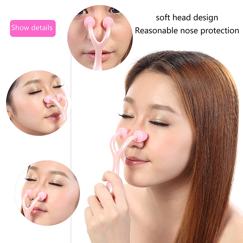 Nose Shaping Roller Smooth Edge Tightening Nose Beauty Accessory Nose Bridge Nose Massager Roller Salon Beauty Clip Nose Slimmer