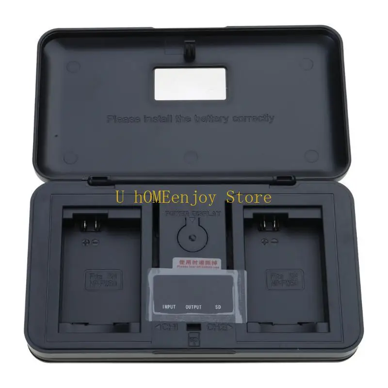 B0KF Compact and Portable Camera Battery LCD Screen Used As a Card Reader