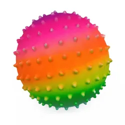 Juguetes Inflables 9 Inch Inflatable Rainbow Balls Outdoor Sports Game Kids Gifts Toys Pelotas Sensoriales Bebe Kinder Spielzeug