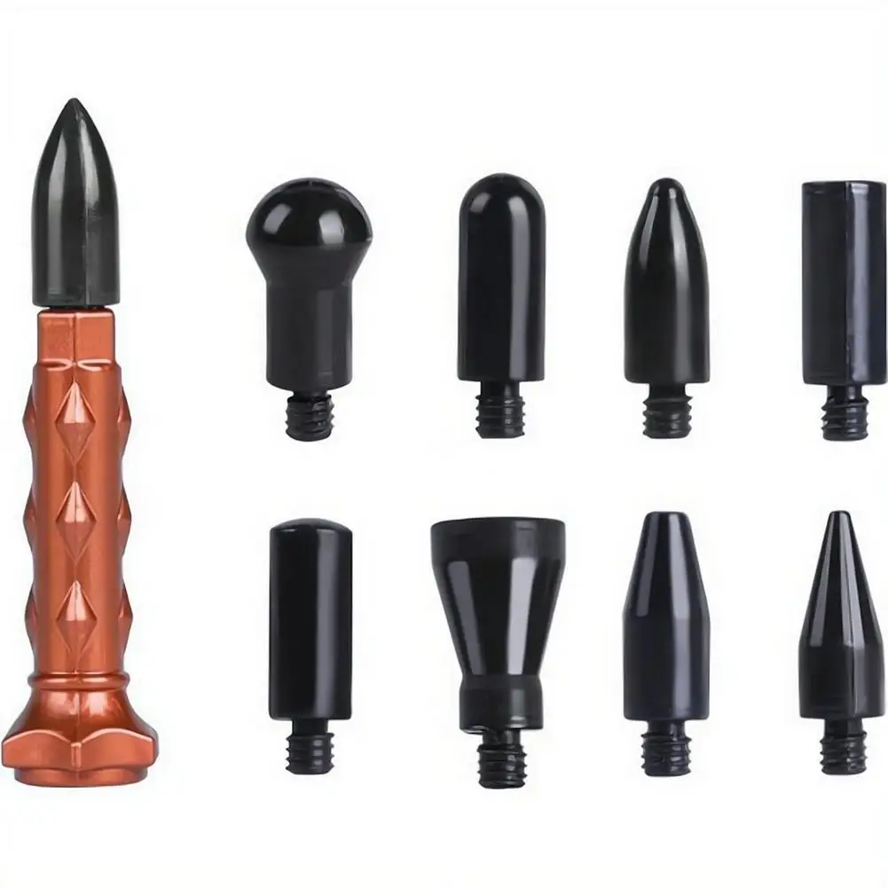 Auto-Dellenhammer-Set zur lackschadenfreien Dellenreparatur, Ausbeulstift für Karosserie, Hagelschaden-Entferner, Ausbeulwerkzeug für Fahrzeuge – Detail 1