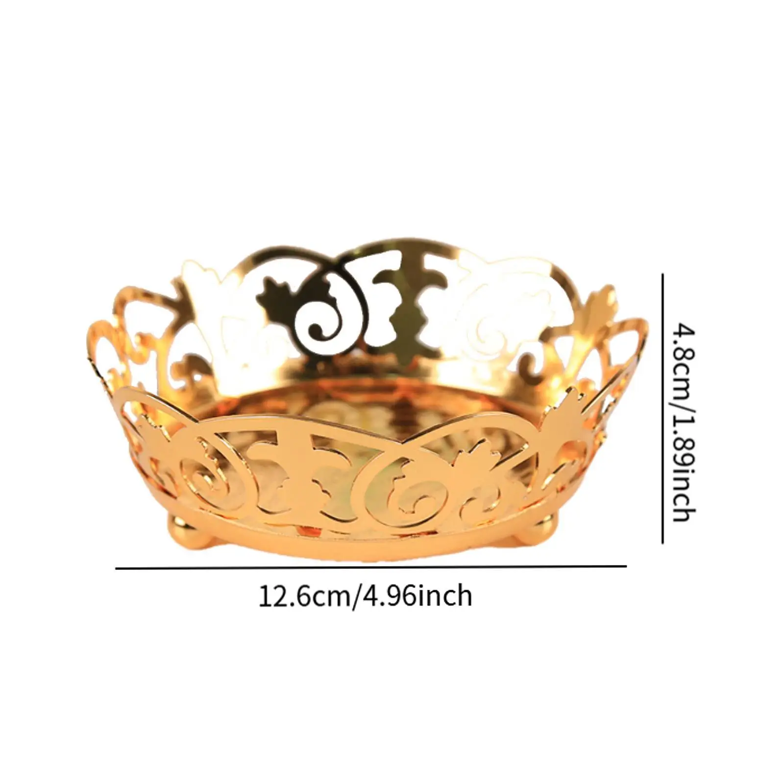 Serving Bowl Dried Fruit Tray Vintage Cake Stand Home Decor for Kitchen Counter Fruit Stand for Dessert Pastry Nuts Cake Wedding image 6