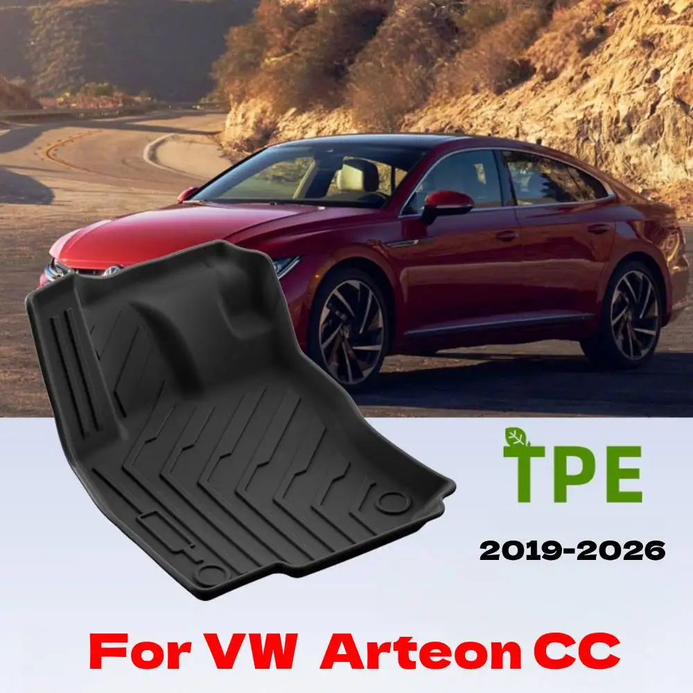 

For VW Volkswagen Arteon CC 2026 2025-2019 Floor Mats & Cargo Liner TPE All Weather Protection Floor Liners Interior Accessories