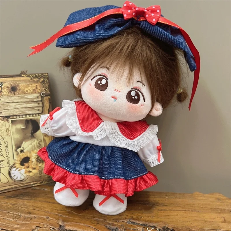 Geeignet für 20 cm große süße Plüschpuppenkleider, Kleidungszubehör, Mini-Puppenkleidungszubehör