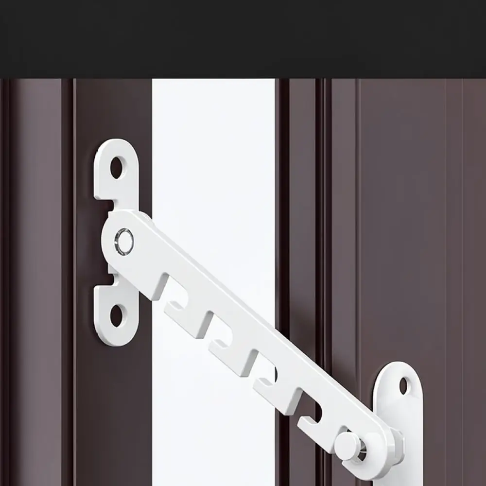 Adjustable Sliding Window Security Guard Child Safety Lock Sash Limiter For Steel Aluminum Home Hardware Fittings