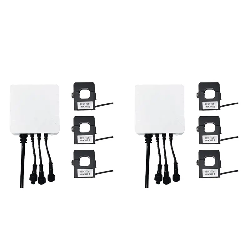 A96I-2X Tuya Smart Life Single 3 Phase Wifi Energy KWH Meter 120A Power Clamp Current Transformer Power Usage Monitor