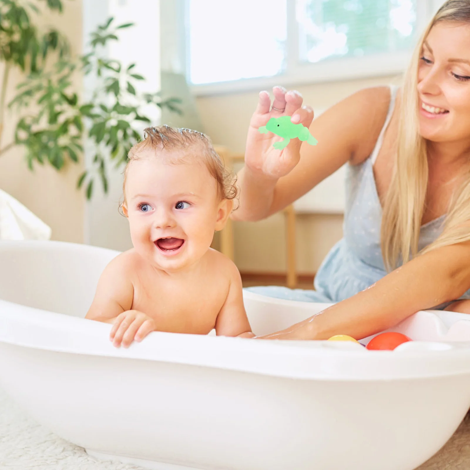 18 szt. Małe dekoracje żabki, kolorowe, trwałe, nieodkształcalne figurki symulacyjne do łazienki, domu, na biurko, zabawka żaba, zabawka zwierzęca.