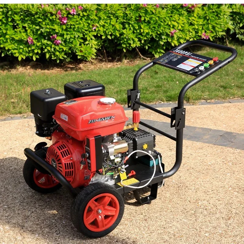 Diesel High Pressure Washer / High Pressure Car Wash Pump / Household Floor Cleaning Snd Derusting Water Gun