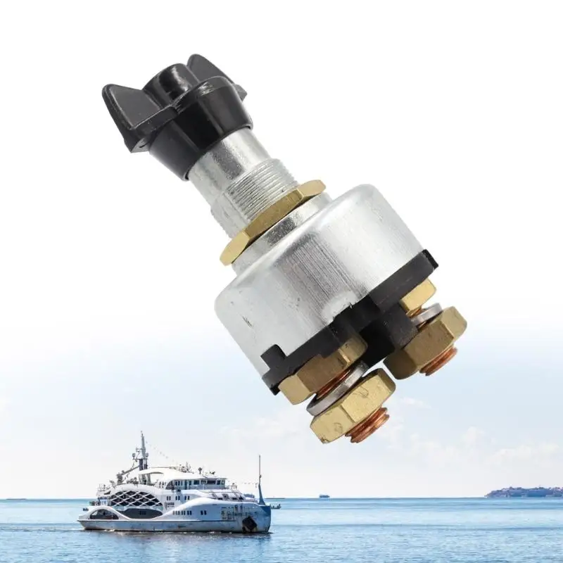 Marine Grade Copper Battery Disconnect Knob Switches For Boats Yachts Safety H9EE
