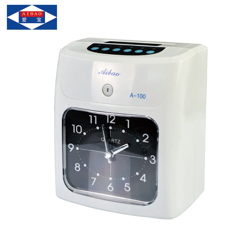 

July003 Analogue Card Punching Time Clock Attendance Machine