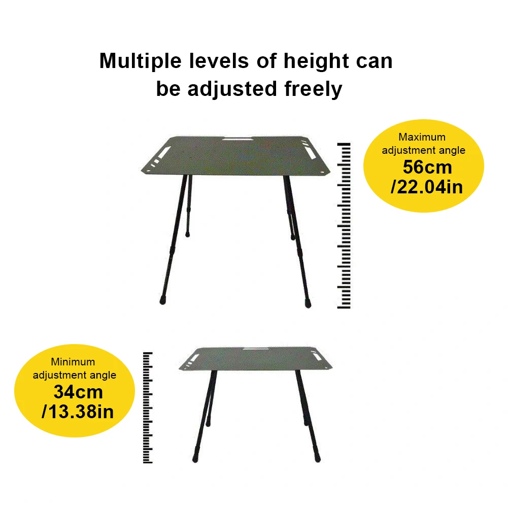 Folding Workbench Legs Metal Foldable Furniture Legs Adjustable Height Coffee Table Legs Camping Equipment Outdoor Travel