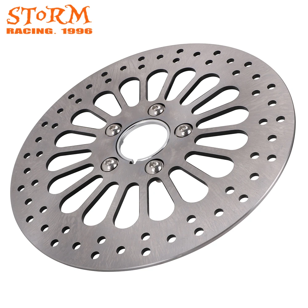 Motorcycle Front Rear Brake Disc Rotor For HARLEY Touring Softail Sportster Dyna 1984-2013 420 Stainless Steel