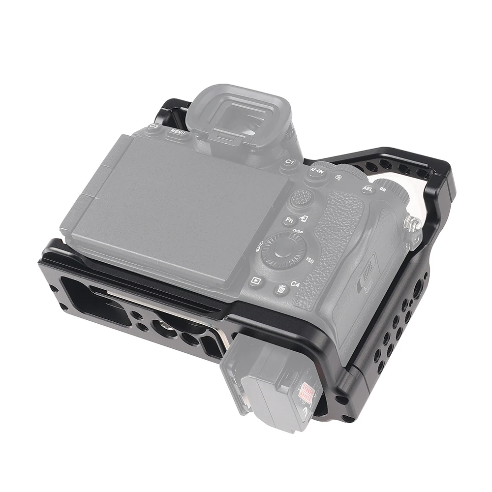 

For Sony A7RV Camera Cage Aluminum Alloy Cage To Mount Tripod Monitor Photography Expansion Frame Plate A7R5 Camera Accessories