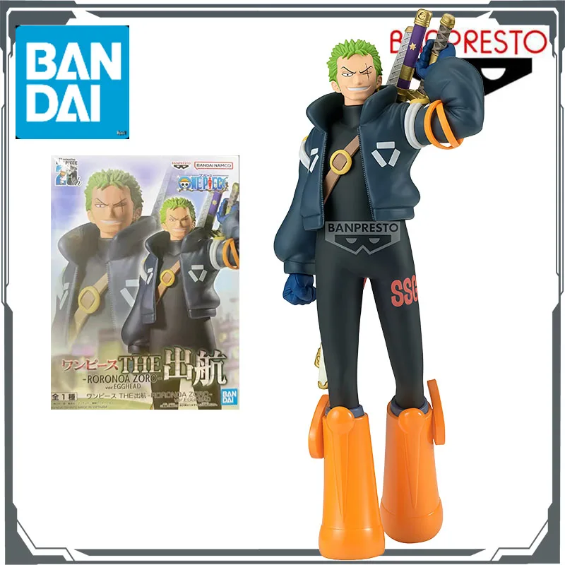 バンダイオリジナルバンプレストワンピースロロノア・ゾロ & ドラキュール・ミホークアニメアクションフィギュアおもちゃ男の子用クリスマスギフトグッズ