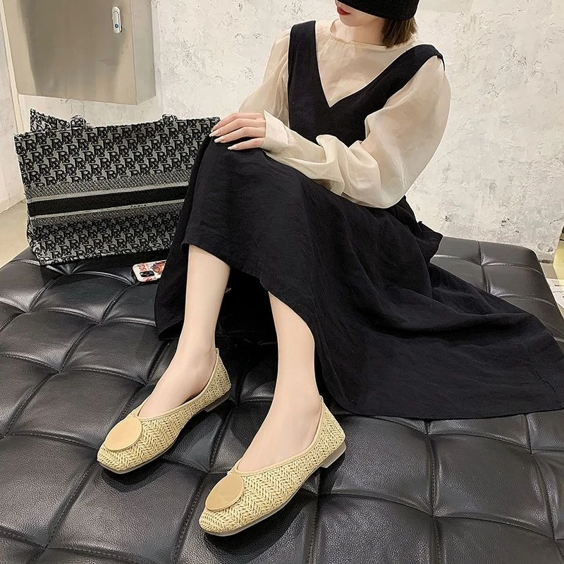 

2026 Women's Airy Knit Flats Ultra Soft Flexible Soles Comfortable for All Day Walking Summer Wide Width Casual Shoes