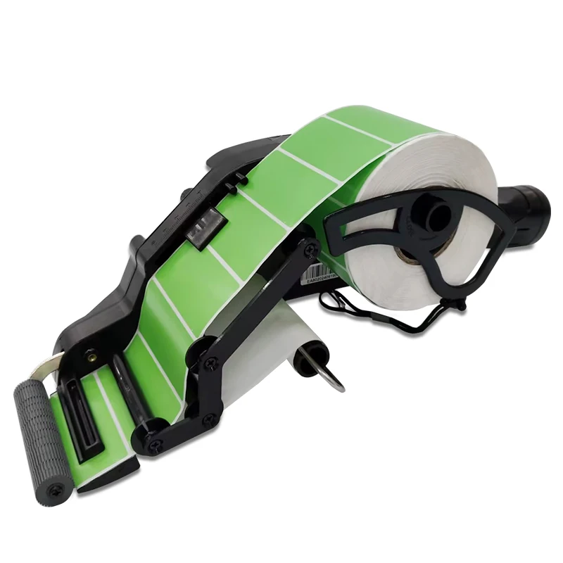 Electric Handheld Label Applicator with Battery for Fruits/eggs/shipping Labels Peeling and Stick Portable Labeling Applicator