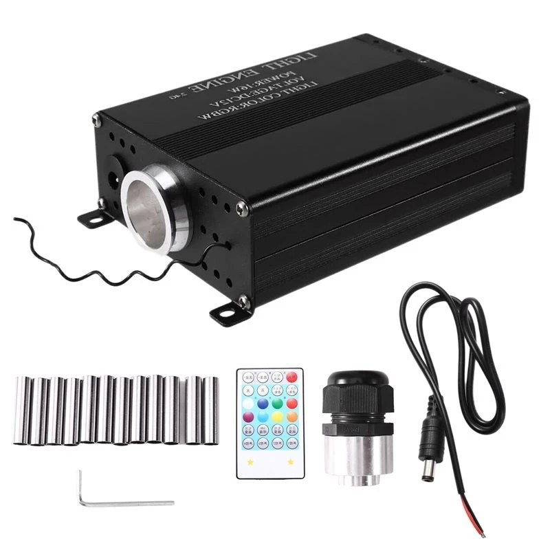 RGB Fiber Optic Light Engine 12V 16W With Remote Control