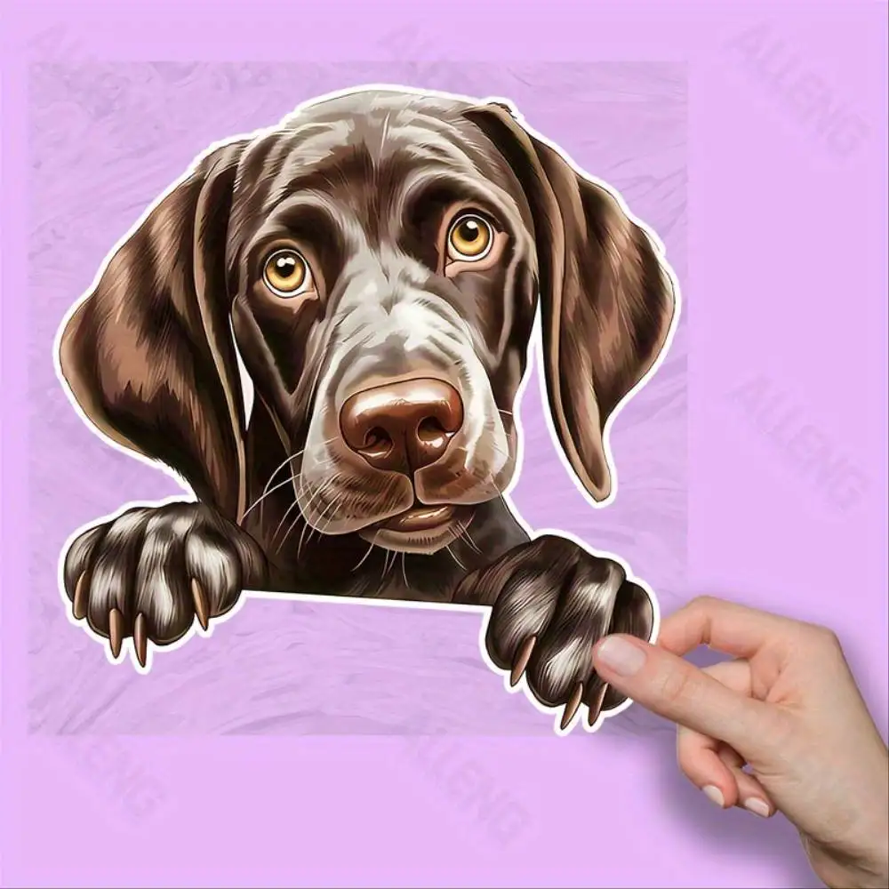 Large 7 5inch German Shorthaired Pointer Dog Laptop Premium Vinyl Sticker For Wall Waterproof Stickers For Decorating Car Window