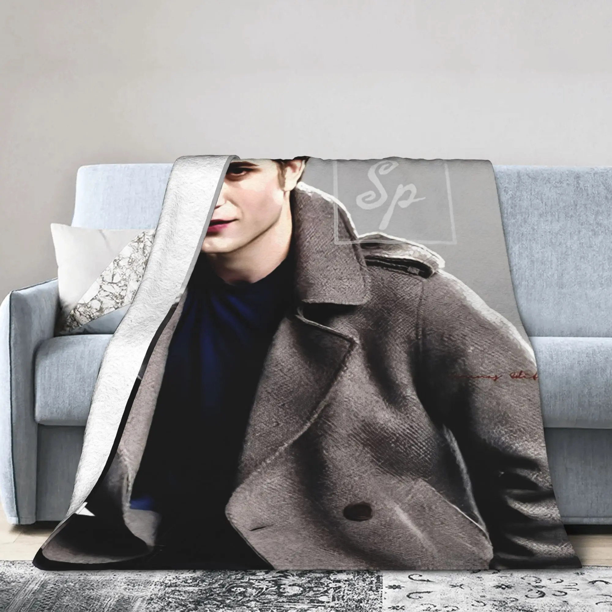 Cozy Edward Cullen Homage Twilight Blanket Accessories Home Decorative  Blanket Throw Warm Fleece for Bedroom