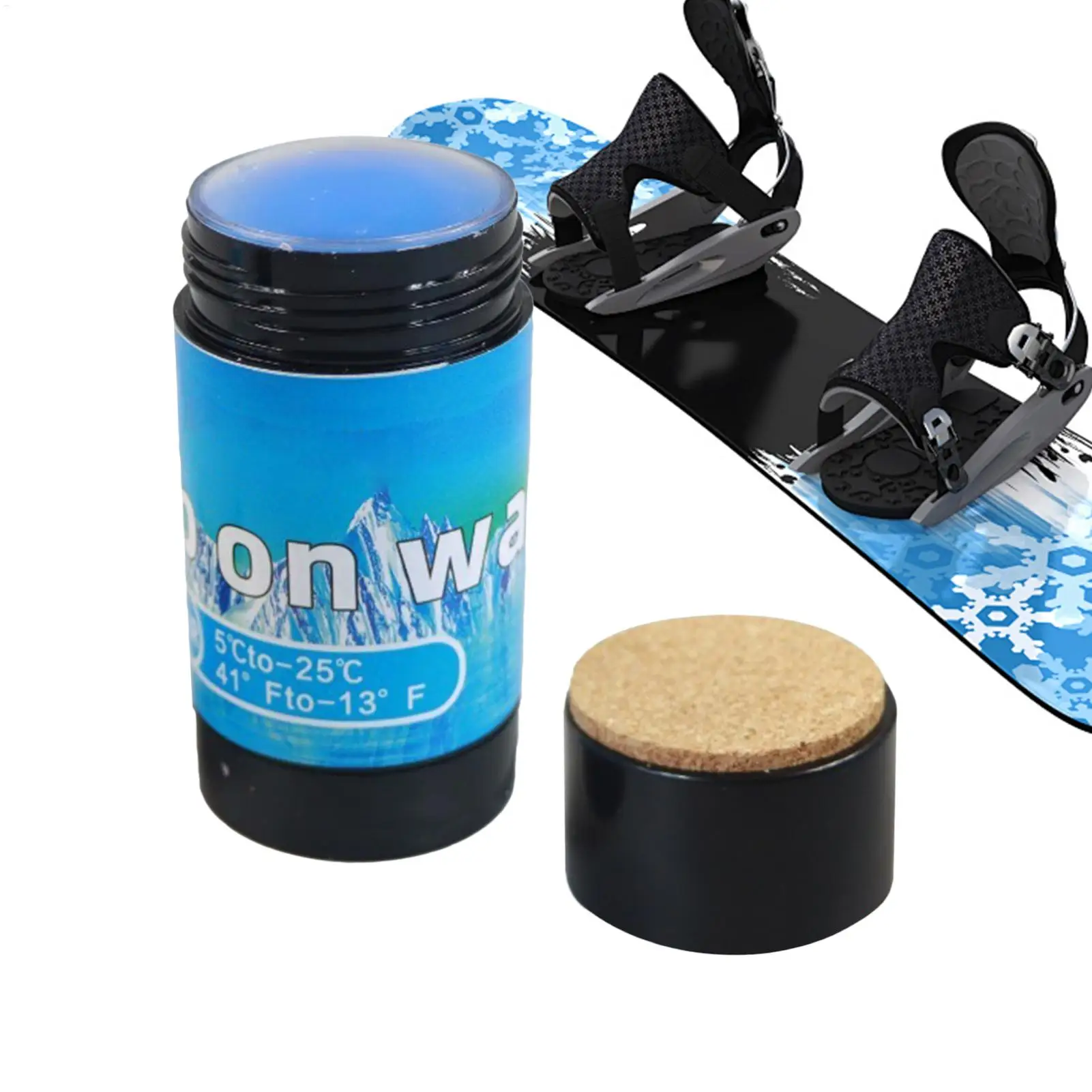 

70g All-Temperature Performance Ski Wax Fast Glide Snowboard Coating Stick Easy-Apply Wax For Pre-Season & Post-Ride Maintenance