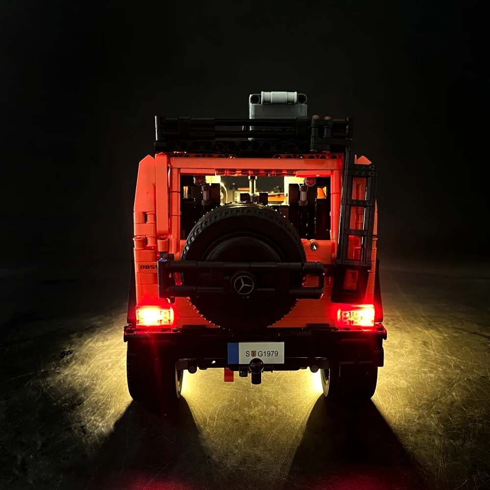 BYB ชุดไฟ LED สําหรับ 42177 ชุดเหมาะสําหรับ G 500 PROFESSIVE โคมไฟตกแต่งรีโมทคอนโทรลไม่รวมบล็อกอาคาร