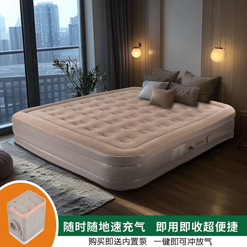 Spot single double automatic inflatable mattress automatic tent outdoor camping folding bed household automatic sleeping mat
