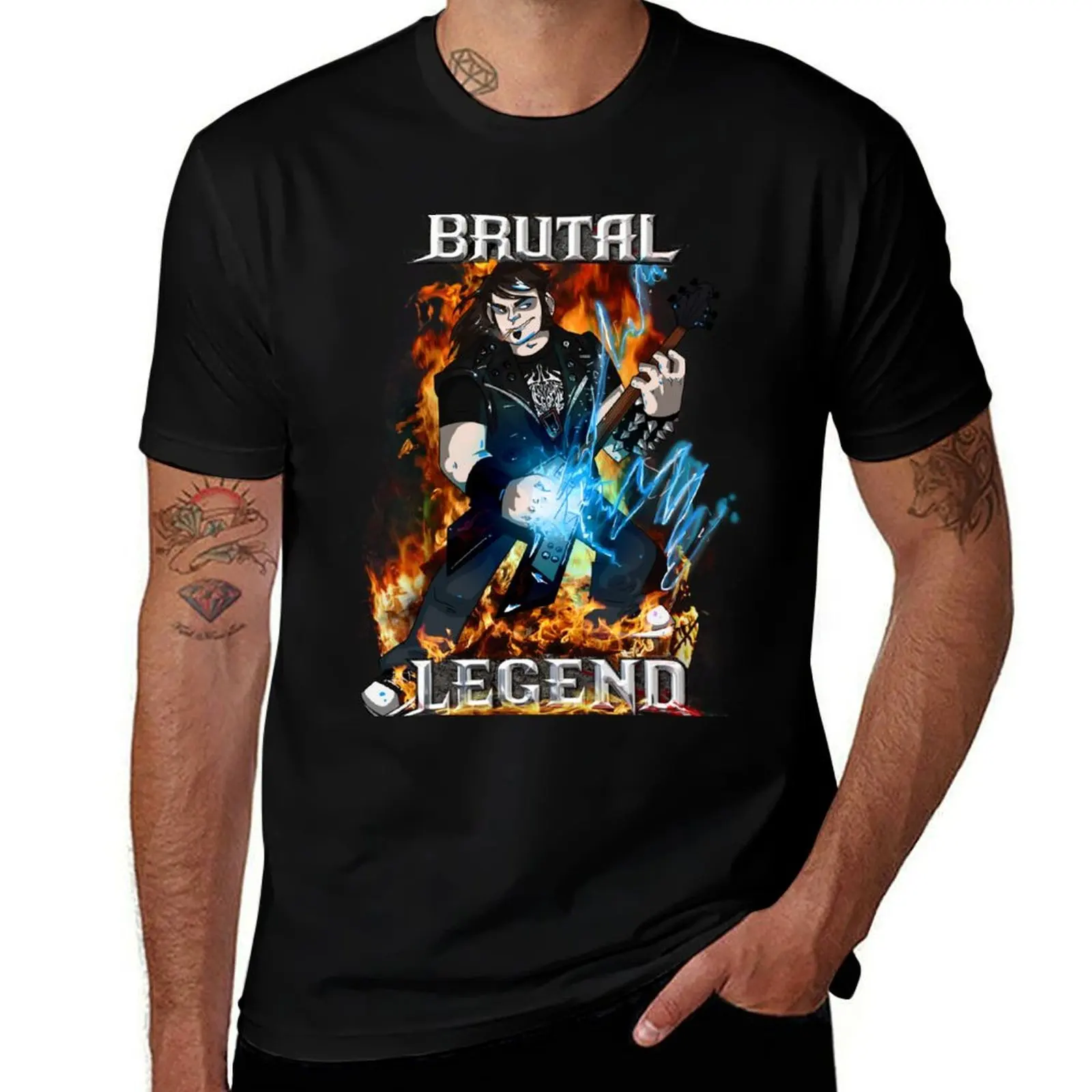 

Brutal Legend Eddie Riggs T-Shirt t shirts for man cotton anime t shirts oversize T-Shirt