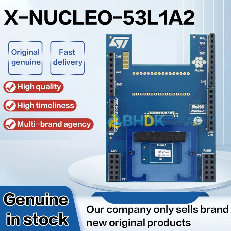 VOOR ST X-NUCLEO-53L1A2-bord, VL53L1-tijdvermogenssensor, Nucleo F401RE, L476RG-uitbreidingsbord.