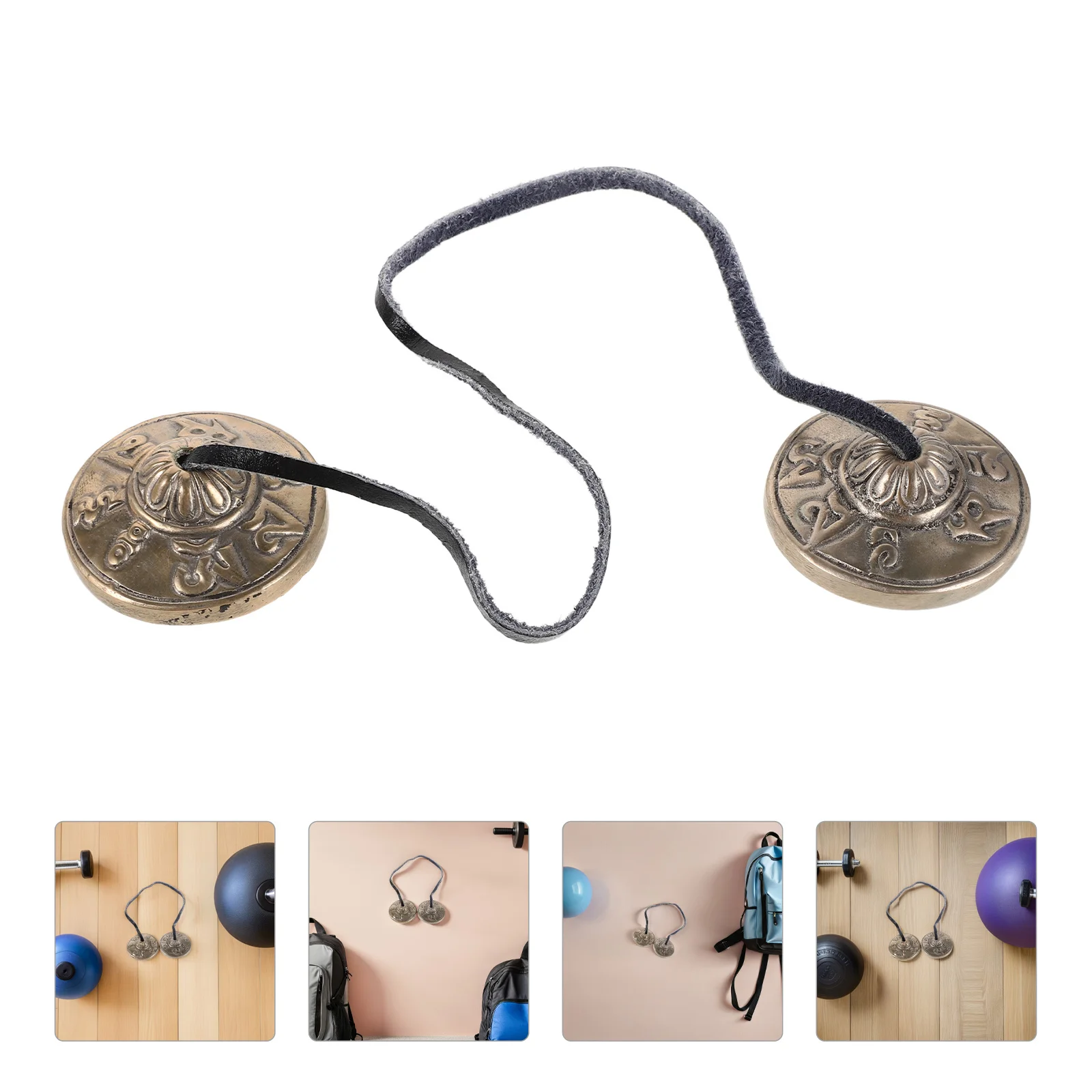 

Nepalese Tingsha Finger Cymbals Meditation Percussion Instrument Yoga Sound Healing Bells Relaxation Mindfulness Spiritual