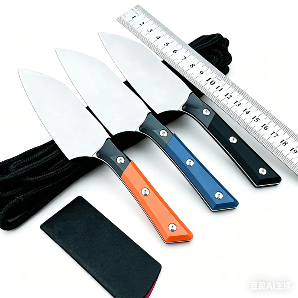 

Free Wolf FX630 D2 Fixed Blade Knife with G10 And Aluminium Handle EDC Camping Outdoor Survival Utility Hunting Knife