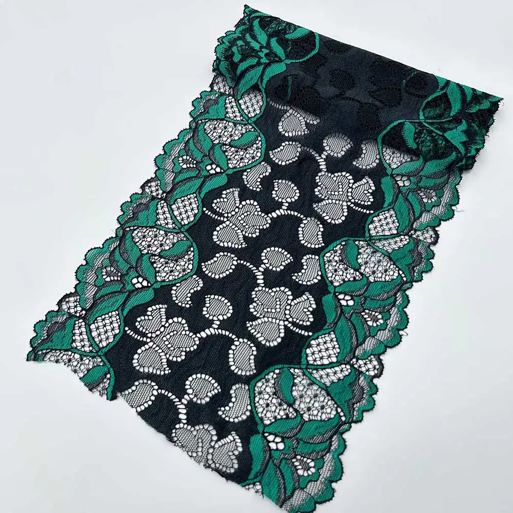 New elastic lace ribbon 18CM wide lace decorative fabric DIY embroidery lace decorative sewing accessories African lace