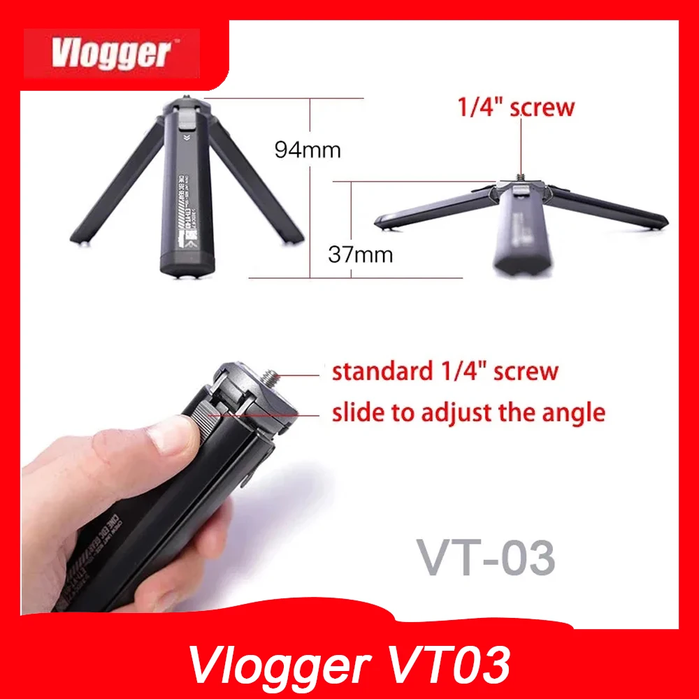 Универсальный настольный мини-штатив с низким уровнем гравитации для телефонов и DSLR-камер vрегистратор VT03