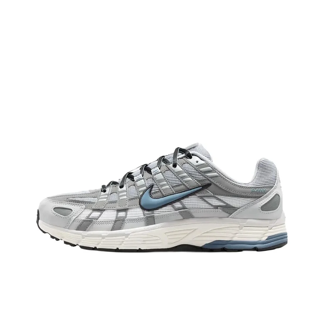 Nike P 6000 Running Shoes Men's Low Top Gray Blue IR5279-003
