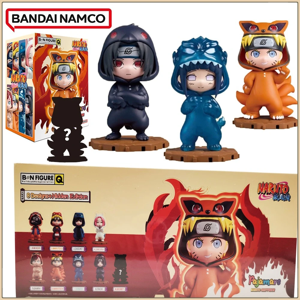 

New BANDAI Original Anime Naruto Shippuden Series Blind Box Highly Popular Characters Model Decorative Ornaments Creative Gifts