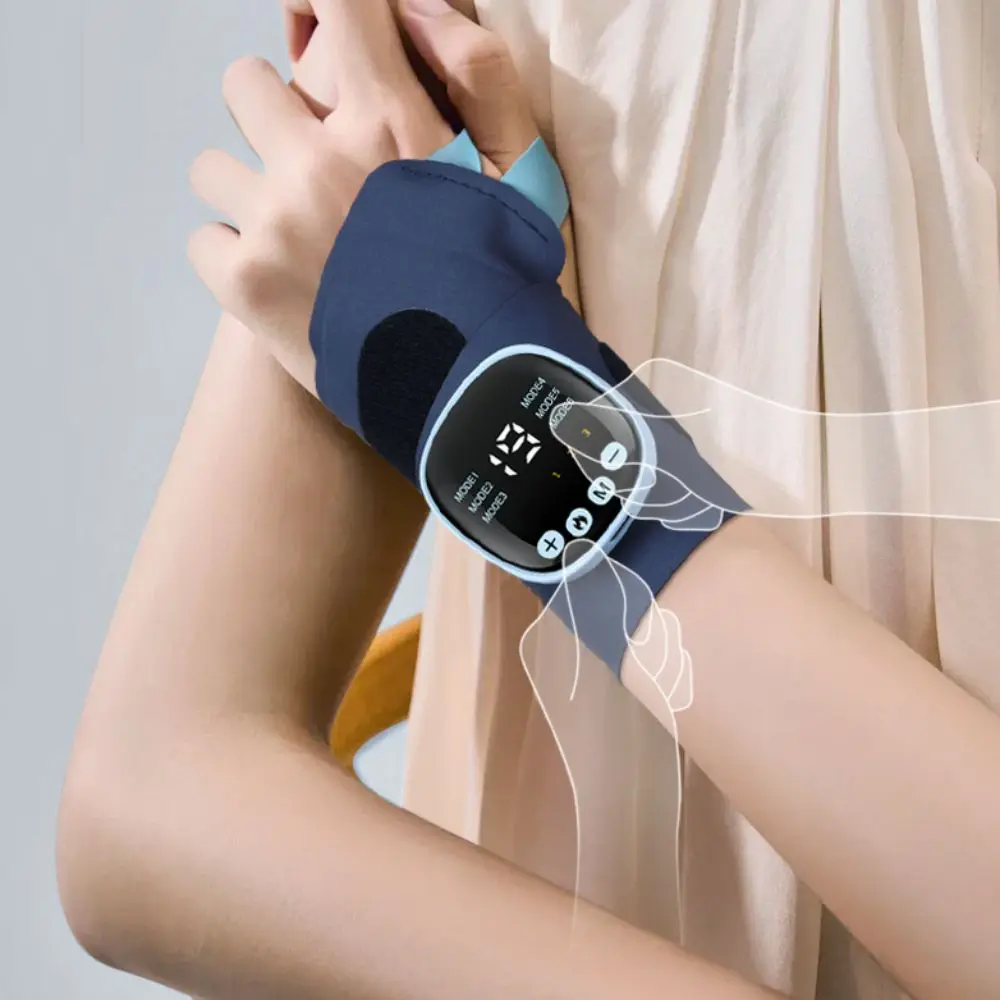 

Remote Control Massage Wristband Recover Adjustable Heating Wristband Damage Repair Safety Wrist Protect Band Basketball