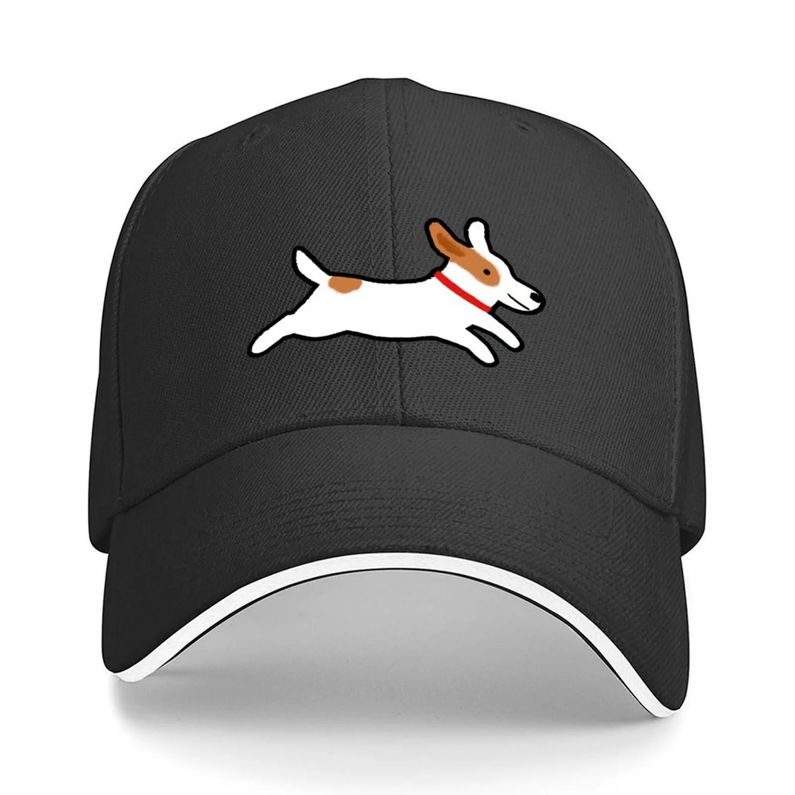 

Cute Jack Russell Terrier Running Dog Baseball Cap Beach Outing Streetwear Icon Beach Caps For Women Men's