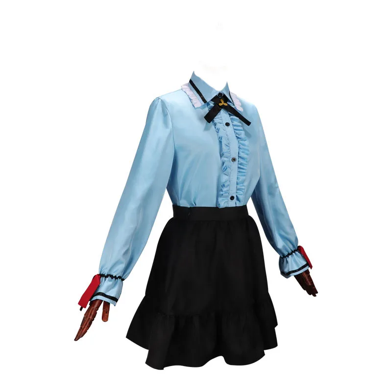 Escenario colorido, disfraz de cosplay de Haruka Kiritani, uniforme de manga larga, Falda corta negra, disfraz de anime cosplay