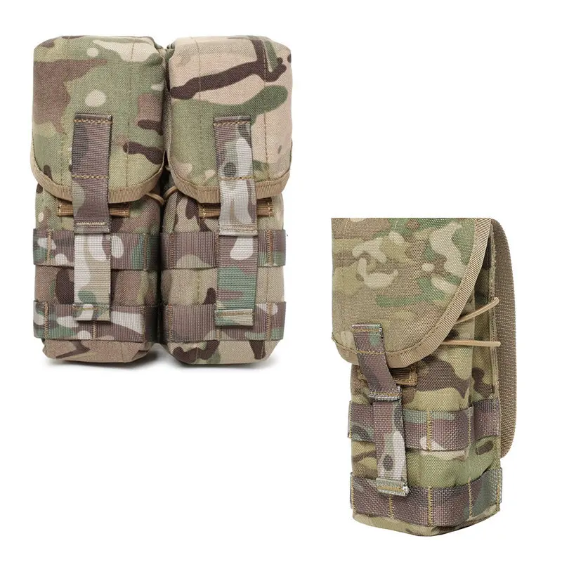 Russia EMR Single Double Magazine Pouch 5.56 7.62 Mag Holder MOLLE Mag Pouch For M4 AK Outdoor Paintball Hunting Gear - view 4